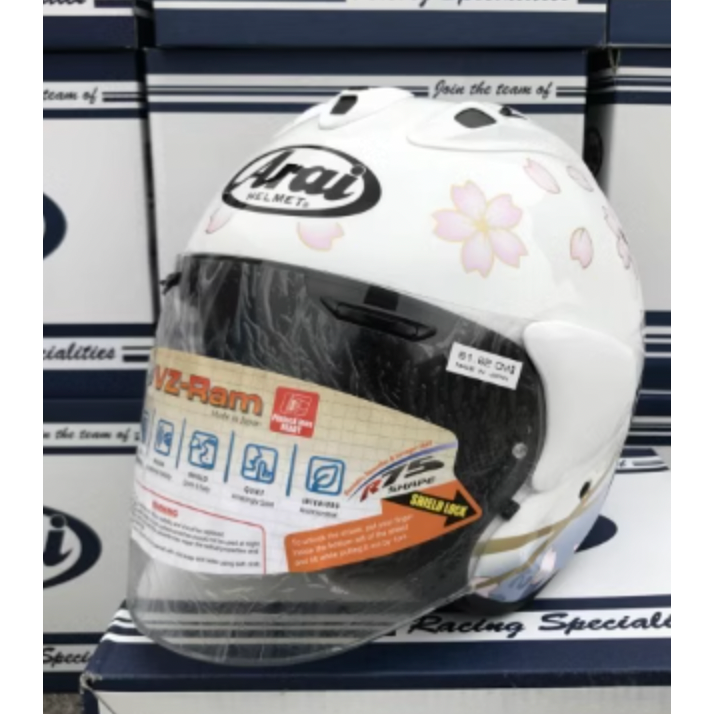 Arai Vz Ram - Sakura White