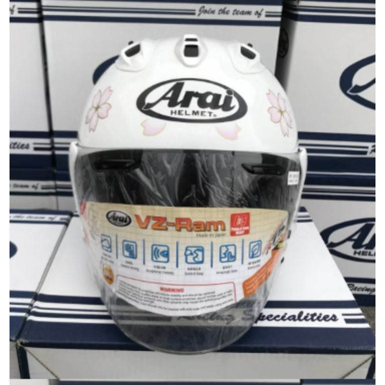 Arai Vz Ram - Sakura White